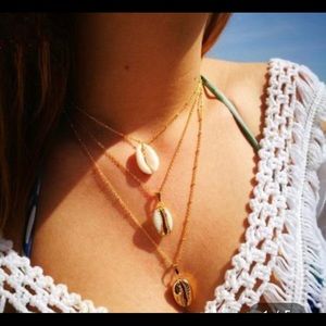 Shell Plating Alloy Necklaces